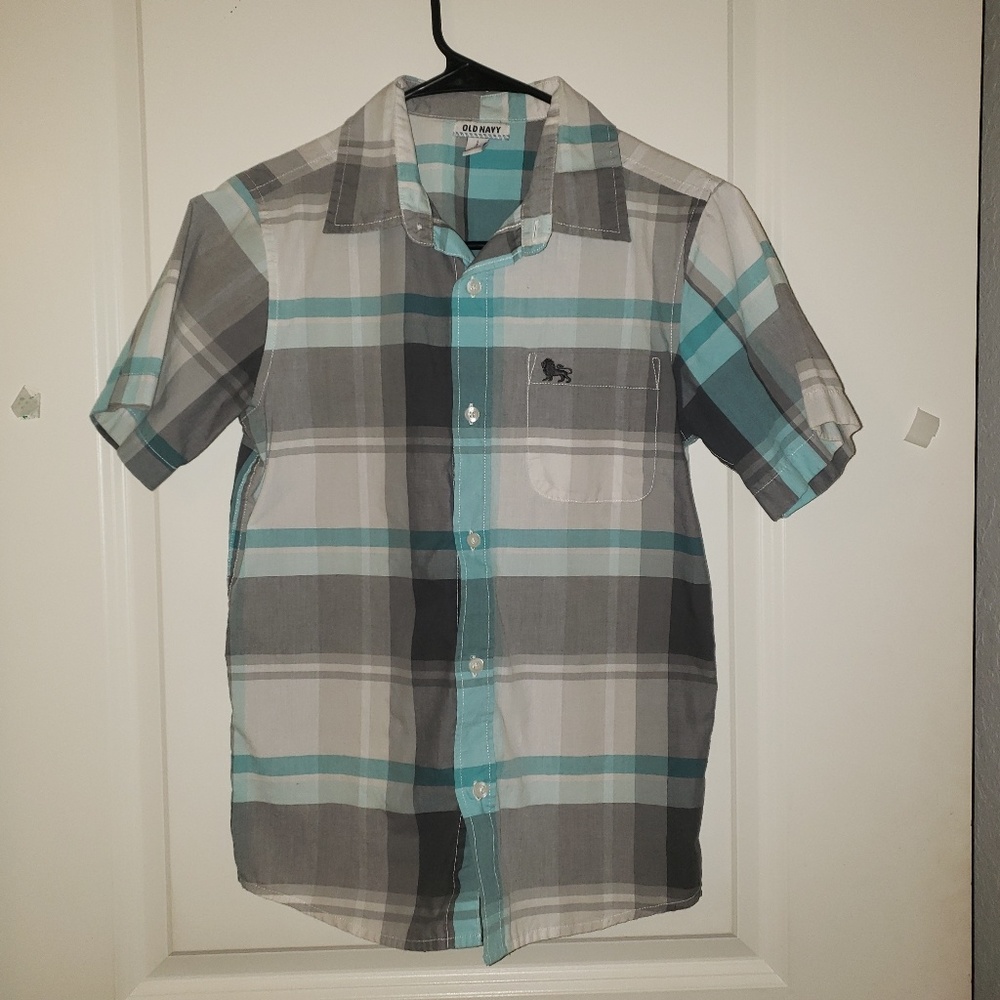 Old Navy Plaid Button Down Shirt